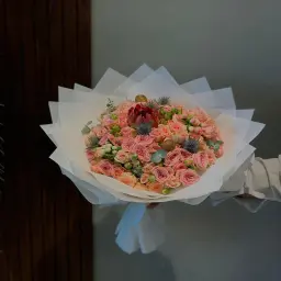باقة بيبي روز وردي